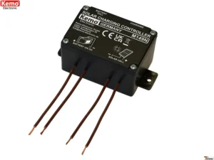 KEMO 12V 10A Waterproof Battery Charging Regulator for Solar Panels AA0348 - M1449N Designed for efficiently charging 12V batteries using solar cells rated up to 10 amps. It is easy to wire up, prevents battery discharge during low sunlight and indicates charging and full battery conditions using a yellow and green 3mm LED. Ideal for charging 12V SLA batteries from solar panels up to 120 watts.