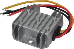 M8163 • Step Down 24V To 12V 8A 96W DC-DC Converter An ever-increasing amount of electronic and electrical equipment are being installed in vehicles and boats. Converter provides a regulated 12V d.c. output at a maximum of 8A from a typical 24V battery