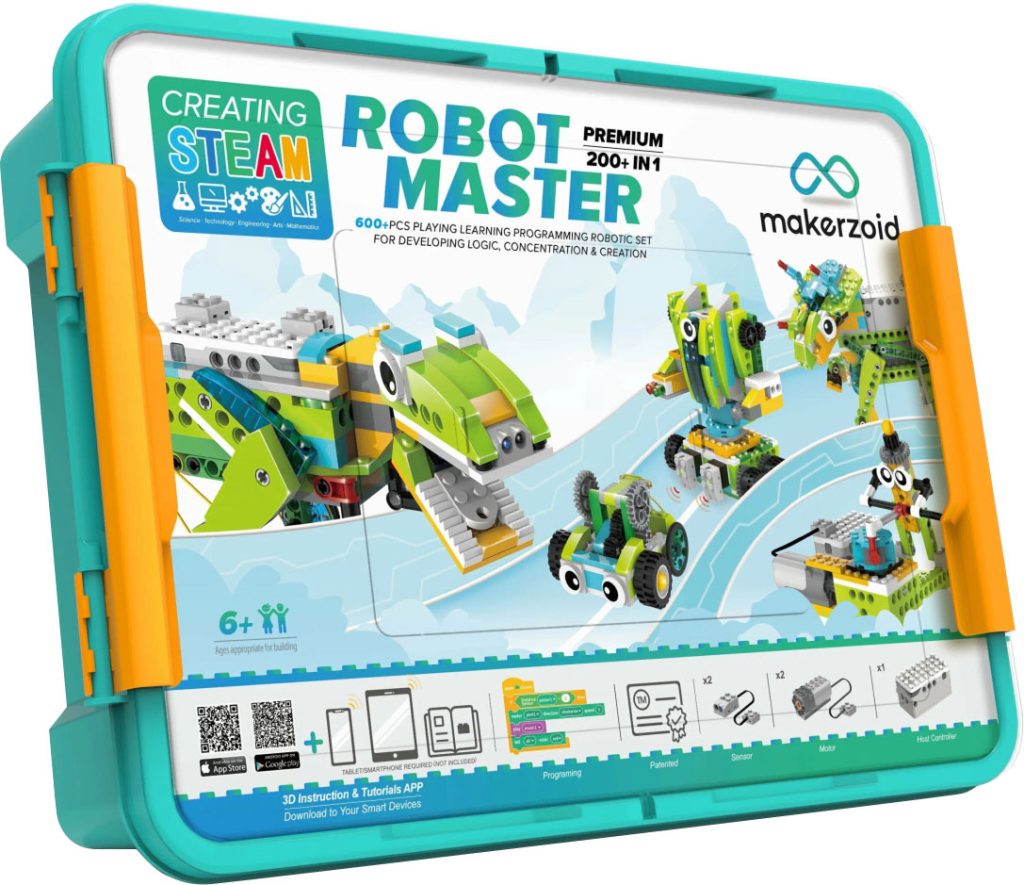 K8673 Makerzoid Robot Master Premium 200 In 1 Set