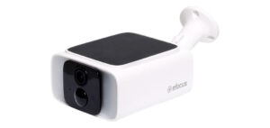 S9845C eFocus Outdoor 5MP Low Power Solar Wi-Fi Camera An instant security camera, anywhere you need it. Powered by an internal lithium battery pack and recharged with the in built solar panel, this camera wireless surveillance that never needs recharging! In-built automatic motion & human detection recording. Motion events can send push notifications to your phone when you’re not at home. It’s also fitted with two way audio, audible alarm and security light. IP65 rated for outdoor use. Includes wall bracket. Size: 94W x 112D x 53Hmm.